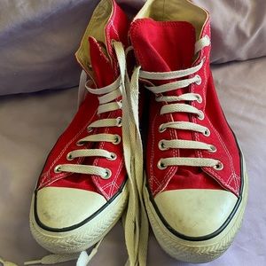 Converse Red High Tops